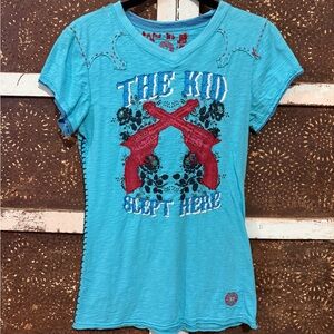 Double D Ranch The Kid Slept Here tee